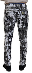 Dolce & Gabbana Multicolor Cotton Tie Dye Skinny Denim Jeans -   -  Dolce & Gabbana.