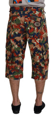 Dolce & Gabbana Multicolor Cotton Camouflaged Cargo Shorts -   -  Dolce & Gabbana.