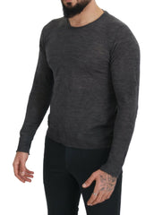 Costume National Gray Crewneck Pullover Sweater -   -  Costume National.
