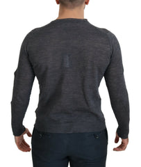 Costume National Gray Crewneck Pullover Sweater -   -  Costume National.