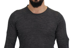 Costume National Gray Crewneck Pullover Sweater -   -  Costume National.