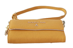 Patrizia Pepe Yellow Logo Leather Shoulder Strap Sling Bag -  Luxury Shoulder Bag for Women -  Patrizia Pepe.