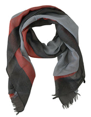 Costume National Multicolor Cotton Shawl Wrap Scarf - - Costume National.