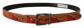 Dolce & Gabbana Multicolor Exotic Vintage Chrome Buckle Belt -   -  Dolce & Gabbana.