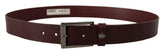 Dolce & Gabbana Brown Leather Silver Metal Crown Buckle Belt -   -  Dolce & Gabbana.