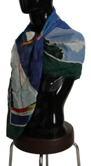 Dolce & Gabbana Multicolor Sorrento DG Shawl Fringe Scarf - - Dolce & Gabbana.