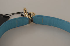 Dolce & Gabbana Brown Exotic Leather Crystals Shoulder Strap - - Dolce & Gabbana.