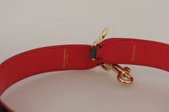 Dolce & Gabbana Green Crystals Leather Bag Shoulder Strap - - Dolce & Gabbana.