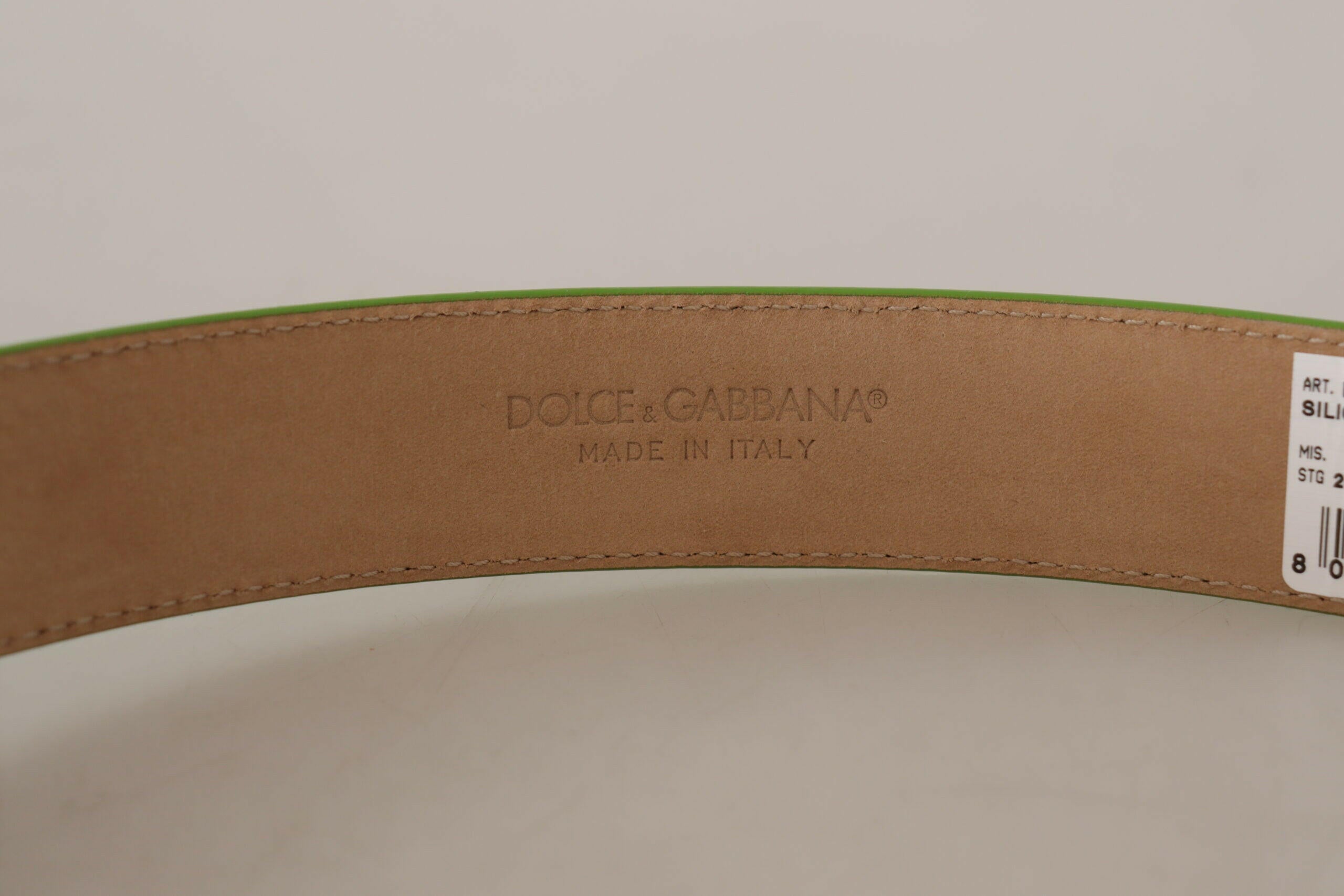 Dolce & Gabbana Green Leather Devotion Heart Micro Bag Headphones Belt -   -  Dolce & Gabbana. Dolce & Gabbana Green Leather Devotion Heart Micro Bag Headphones Belt -   -  Dolce & Gabbana.