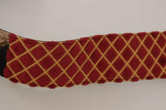 Dolce & Gabbana Multicolor Wide Leather Floral Gold Metal Buckle Belt -   -  Dolce & Gabbana.