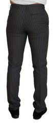 BENCIVENGA Brown Stripes Slim Fit Men Pants -   -  BENCIVENGA.