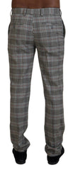 BENCIVENGA Gray Checkered Skinny Men Pants -   -  BENCIVENGA.
