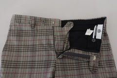 BENCIVENGA Gray Checkered Skinny Men Pants -   -  BENCIVENGA.