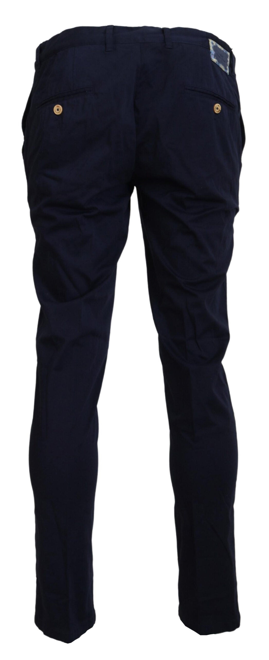 Domenico Tagliente Dark Blue Cotton Skinny Men Pants -   -  Domenico Tagliente. Domenico Tagliente Dark Blue Cotton Skinny Men Pants -   -  Domenico Tagliente.