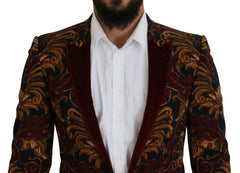 Dolce & Gabbana Multicolor Floral Single Breasted Martini Blazer -   -  Dolce & Gabbana.