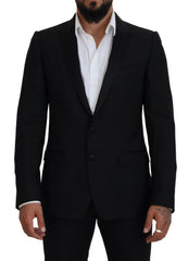 Dolce & Gabbana Black Slim Fit Formal Martini Blazer -   -  Dolce & Gabbana.