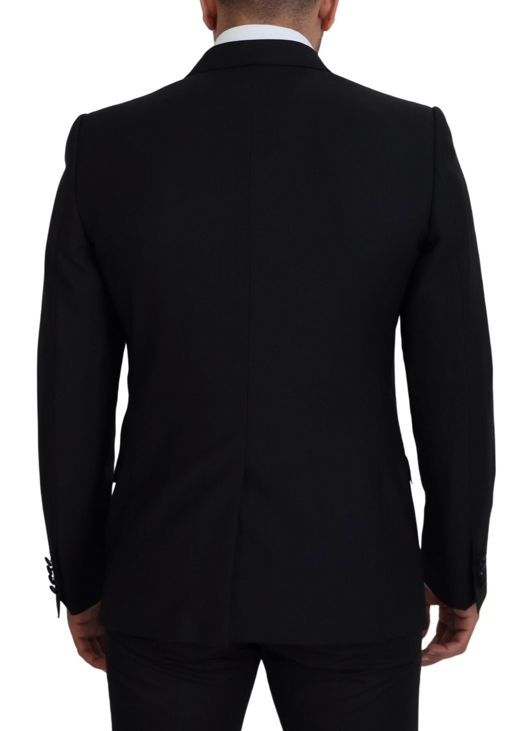 Dolce & Gabbana Black Slim Fit Formal Martini Blazer -   -  Dolce & Gabbana. Dolce & Gabbana Black Slim Fit Formal Martini Blazer -   -  Dolce & Gabbana.