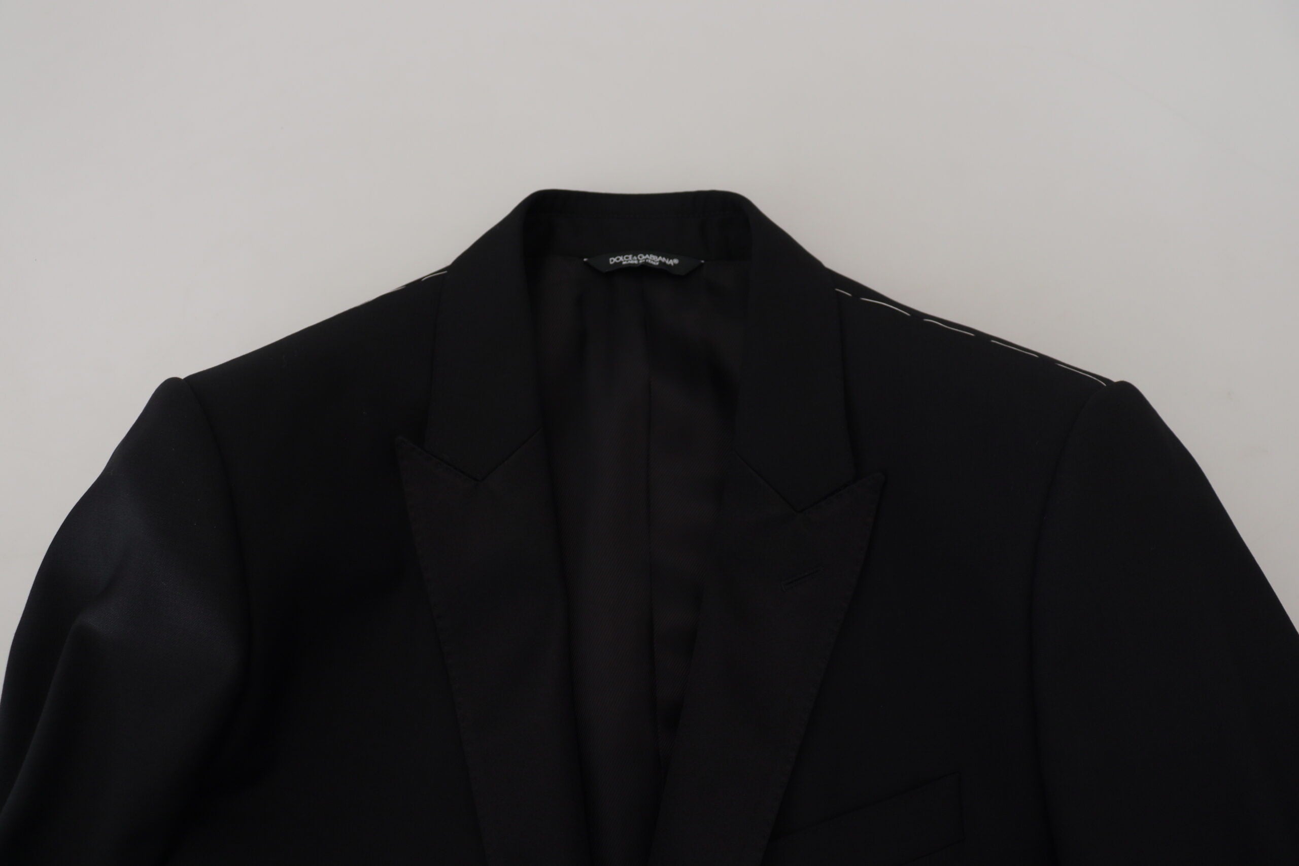 Dolce & Gabbana Black Slim Fit Formal Martini Blazer -   -  Dolce & Gabbana. Dolce & Gabbana Black Slim Fit Formal Martini Blazer -   -  Dolce & Gabbana.