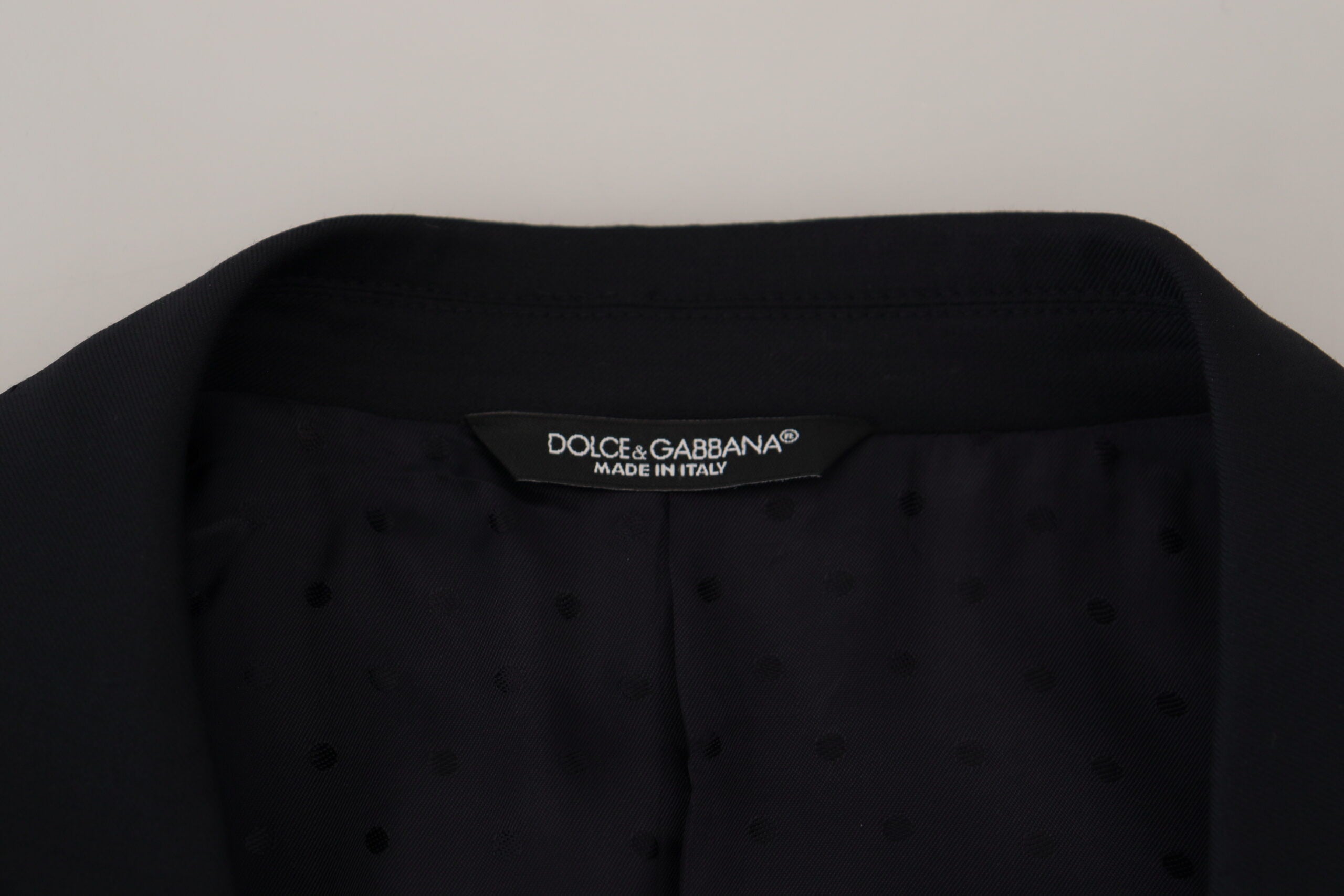 Dolce & Gabbana Dark Blue Wool Formal Sicilia Blazer -   -  Dolce & Gabbana. Dolce & Gabbana Dark Blue Wool Formal Sicilia Blazer -   -  Dolce & Gabbana.