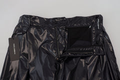 Dolce & Gabbana Black Shining Nylon Skinny Men Pants -   -  Dolce & Gabbana.