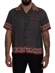 Dolce & Gabbana Multicolor Patterned Silk Casual Shirt -   -  Dolce & Gabbana.