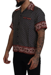 Dolce & Gabbana Multicolor Patterned Silk Casual Shirt -   -  Dolce & Gabbana.