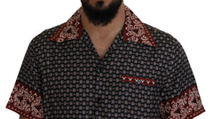 Dolce & Gabbana Multicolor Patterned Silk Casual Shirt -   -  Dolce & Gabbana.