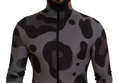 Dolce & Gabbana Gray Patterned Polyester Wetsuit Swimwear -   -  Dolce & Gabbana.