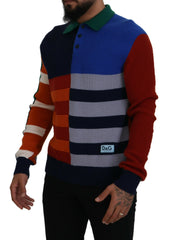 Dolce & Gabbana Multicolor Stripes Wool Pullover Sweater -   -  Dolce & Gabbana.