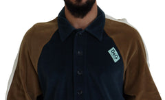 Dolce & Gabbana Multicolor Cotton Collared Pullover Sweater -   -  Dolce & Gabbana.