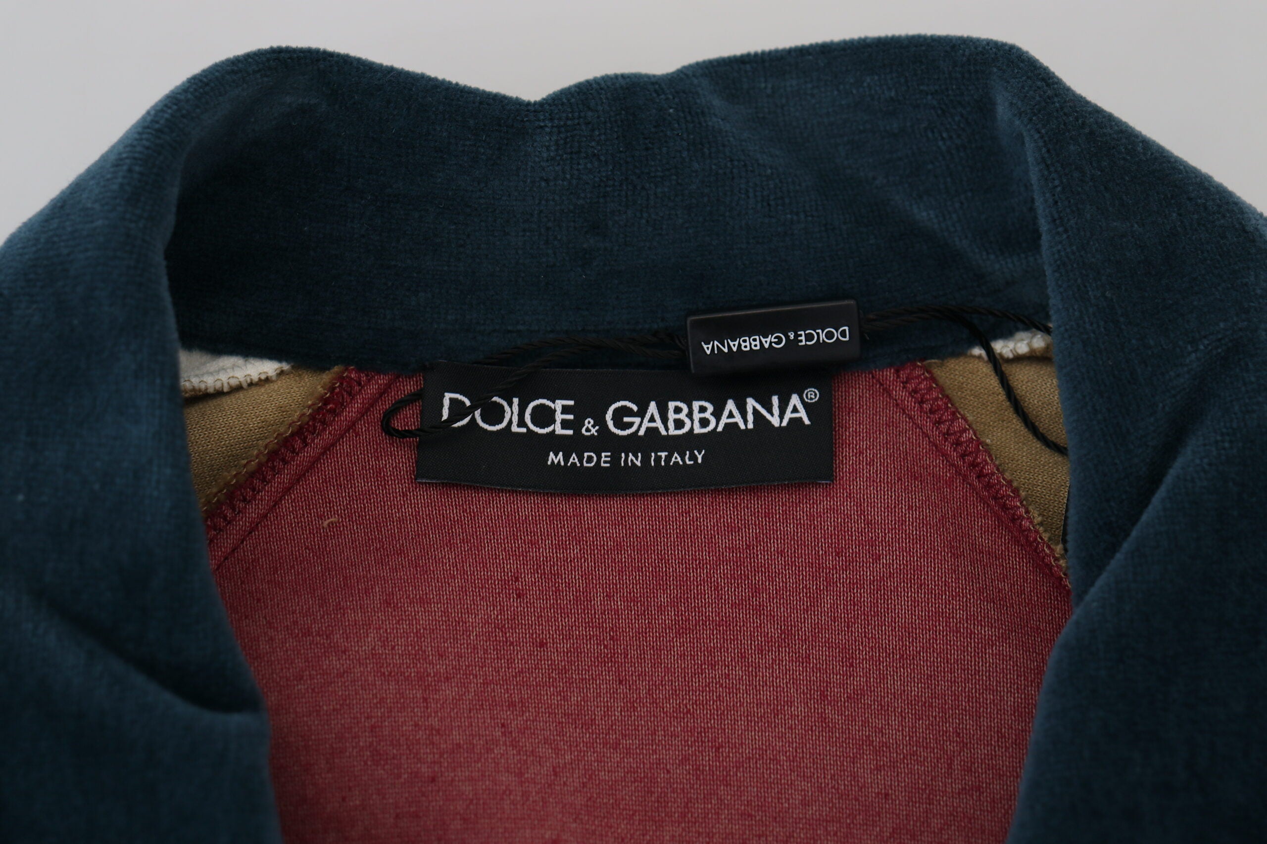 Dolce & Gabbana Multicolor Cotton Collared Pullover Sweater -   -  Dolce & Gabbana. Dolce & Gabbana Multicolor Cotton Collared Pullover Sweater -   -  Dolce & Gabbana.