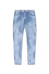 Dsquared² Light Blue Cotton Men Jeans -   -  Dsquared².