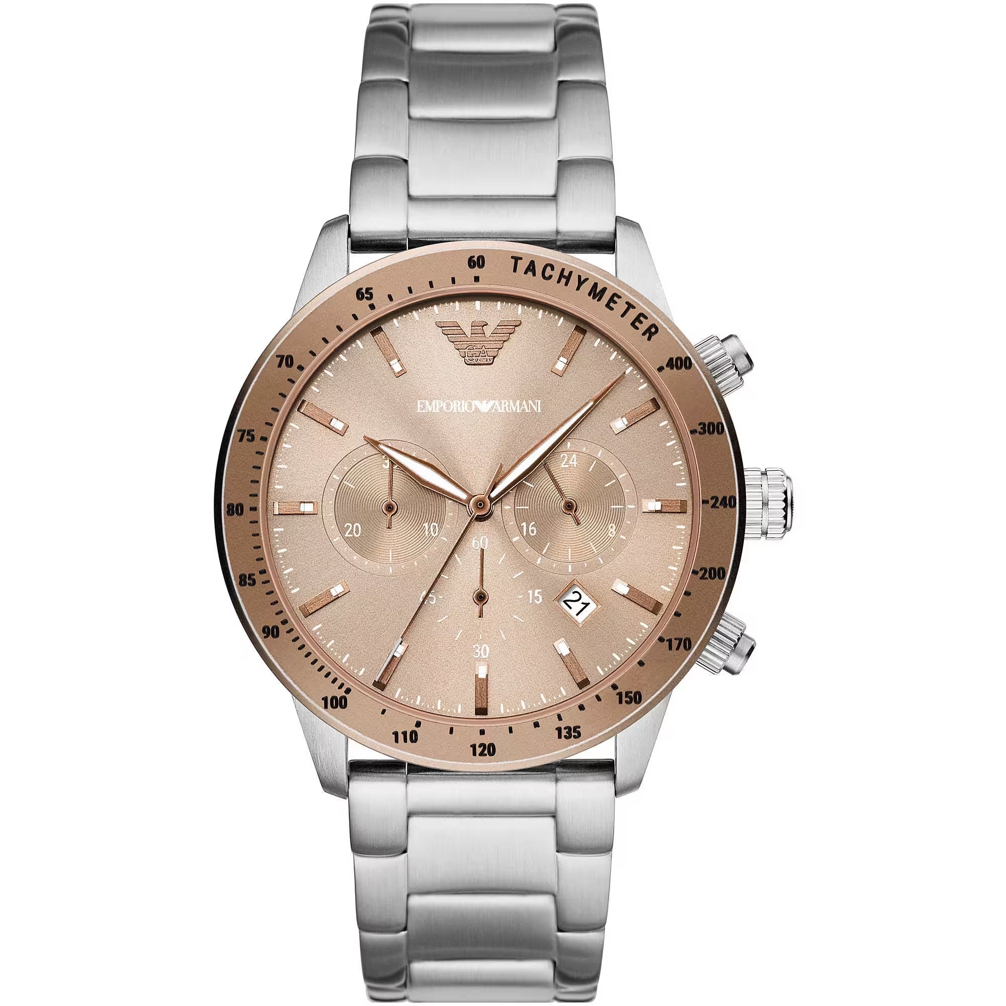 Emporio Armani Classic Chronograph Steel Men's Watch -   -  Emporio Armani.