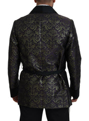 Dolce & Gabbana Gold Purple Baroque Jacket Blazer Robe -   -  Dolce & Gabbana.