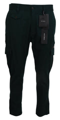 Dolce & Gabbana Green Cargo Cotton Stretch Jeans Pant -   -  Dolce & Gabbana.