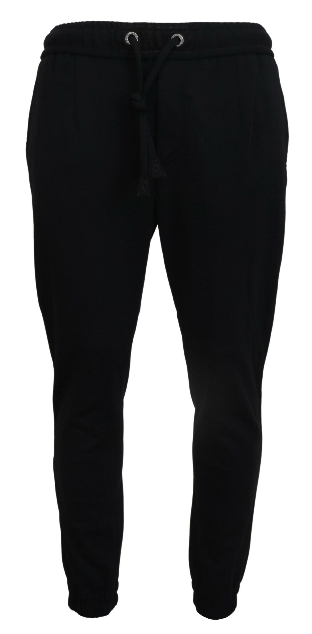Dolce & Gabbana Black Mens Sport Wool Sweatpants Pants -   -  Dolce & Gabbana.