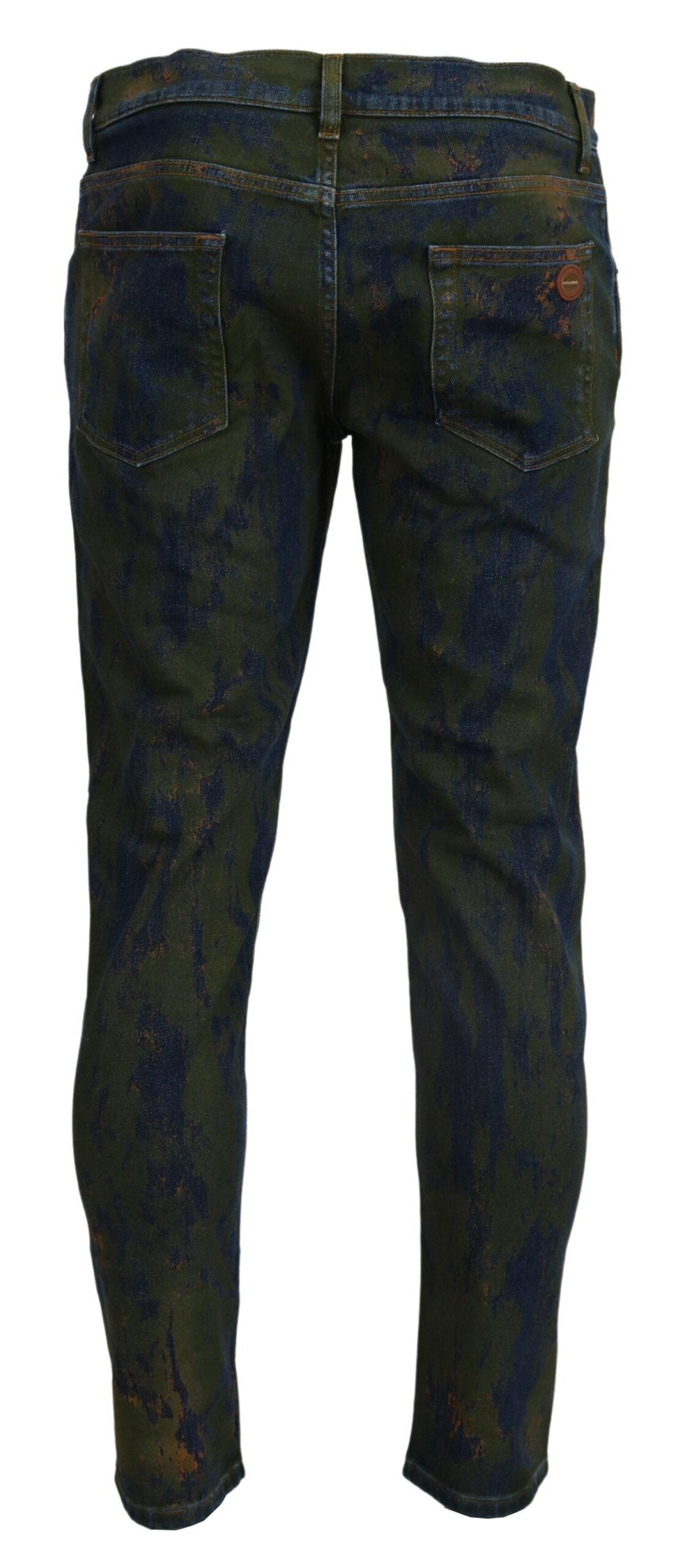 Dolce & Gabbana Blue Green Skinny Cotton Denim Jeans -   -  Dolce & Gabbana. Dolce & Gabbana Blue Green Skinny Cotton Denim Jeans -   -  Dolce & Gabbana.
