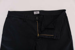 GF Ferre Blue Cotton Stretch Chinos Pants -   -  GF Ferre.
