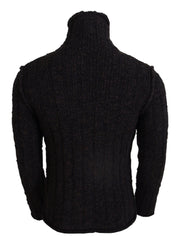 Dolce & Gabbana Brown Wool Knit Turtleneck Pullover Sweater -   -  Dolce & Gabbana.