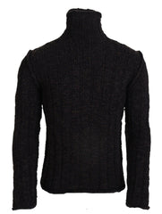 Dolce & Gabbana Brown Wool Knit Turtleneck Pullover Sweater -   -  Dolce & Gabbana.