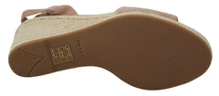 Prada Pink Suede Leather Ankle Strap Sandals -   -  Prada.
