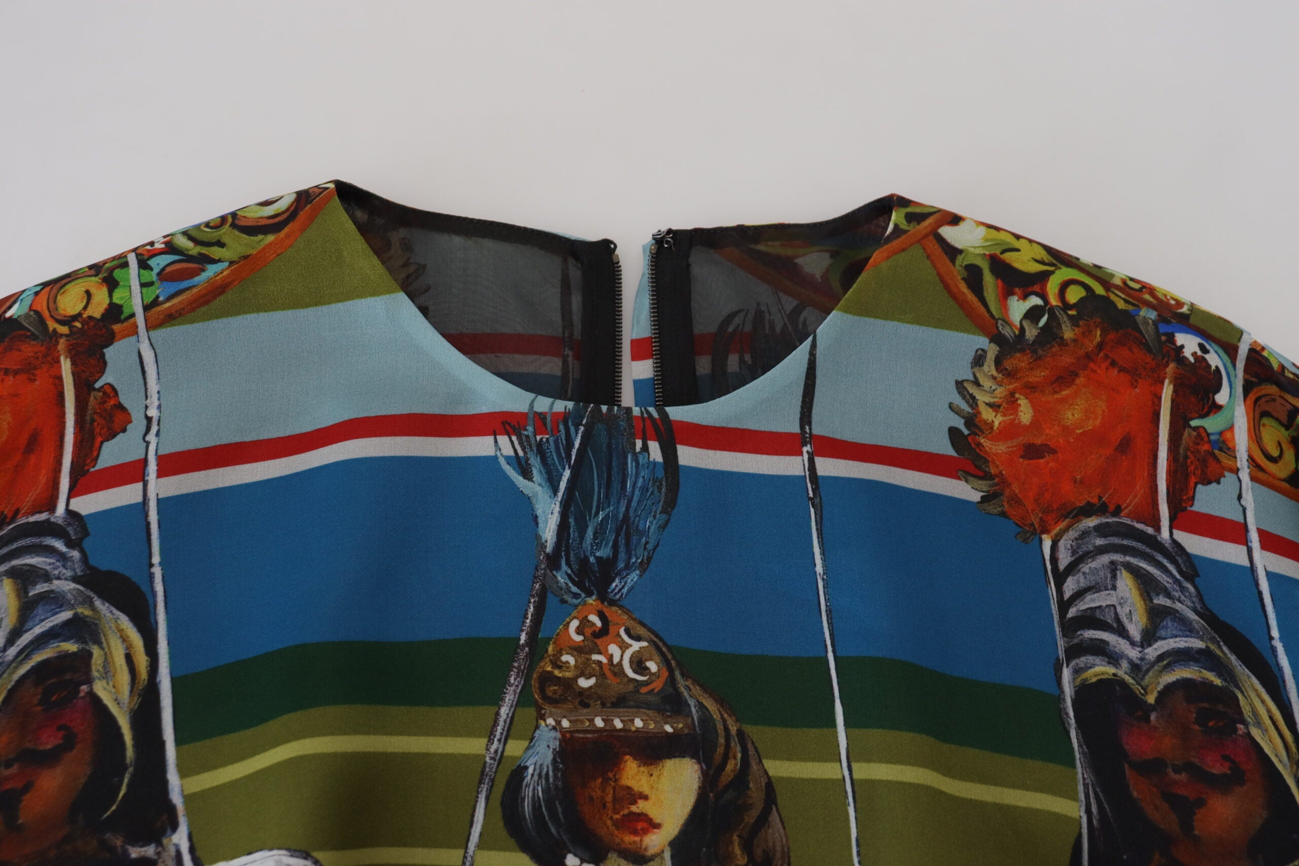 Dolce & Gabbana Multicolor Sicily Silk A-line Long Gown Dress -   -  Dolce & Gabbana. Dolce & Gabbana Multicolor Sicily Silk A-line Long Gown Dress -   -  Dolce & Gabbana.