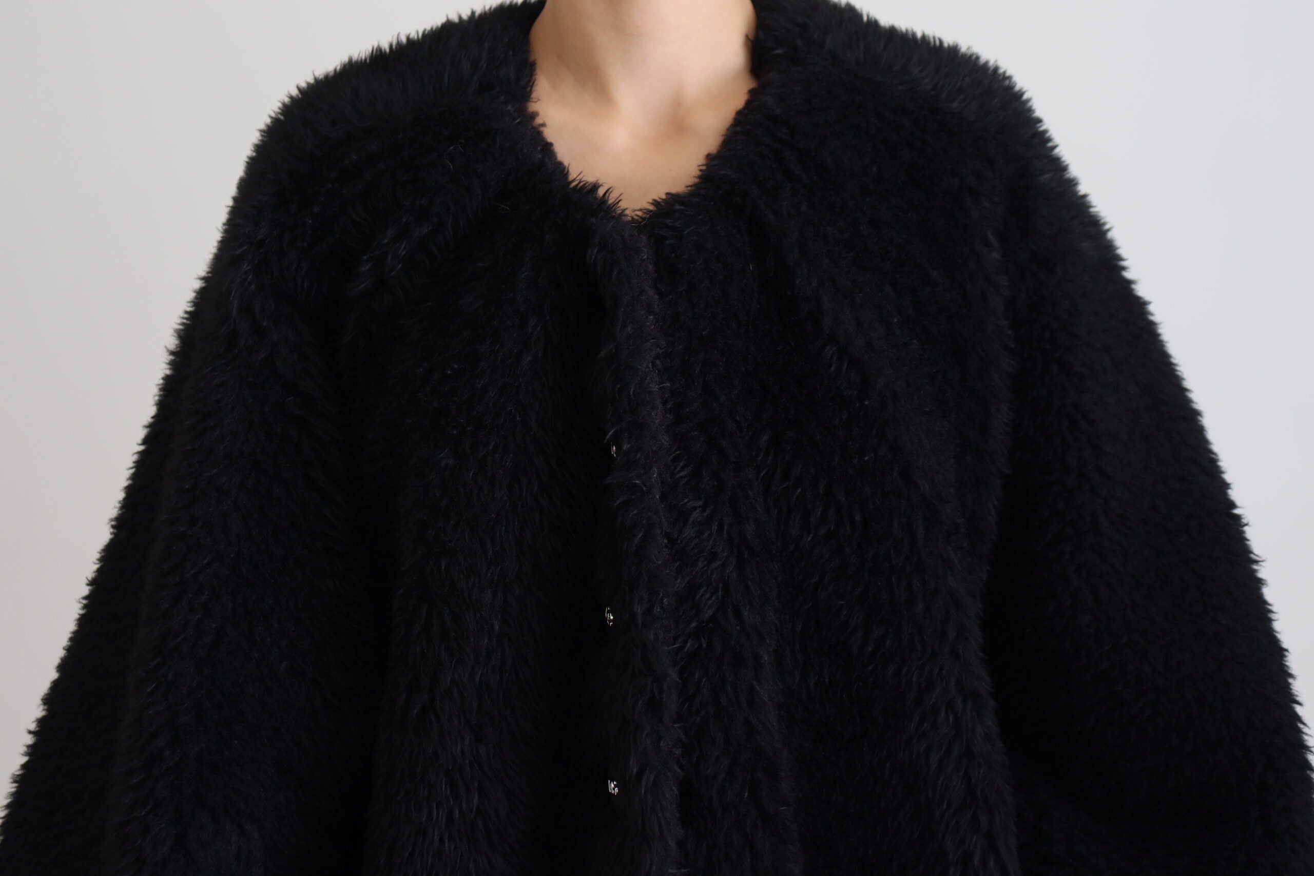 Dolce & Gabbana Black Cashmere Blend Faux Fur Coat Jacket -   -  Dolce & Gabbana. Dolce & Gabbana Black Cashmere Blend Faux Fur Coat Jacket -   -  Dolce & Gabbana.