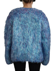 Dolce & Gabbana Multicolor Polyester Fringes Coat Jacket -   -  Dolce & Gabbana.
