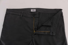 GF Ferre Gray Cotton Stretch Chinos Pants -   -  GF Ferre.