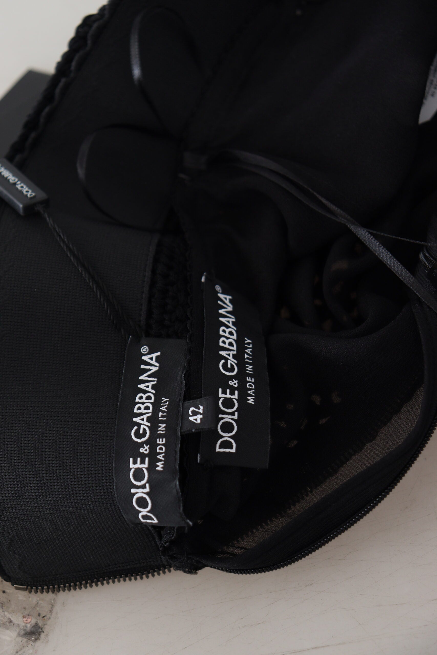 Dolce & Gabbana Black Knitted Cotton High Waist Mermaid Skirt -   -  Dolce & Gabbana. Dolce & Gabbana Black Knitted Cotton High Waist Mermaid Skirt -   -  Dolce & Gabbana.