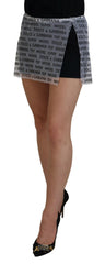 Dolce & Gabbana White Logo See Through A-line Mini Skirt -   -  Dolce & Gabbana.