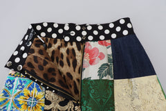 Dolce & Gabbana Multicolor Majolica Patchwork Mini Skirt -   -  Dolce & Gabbana.