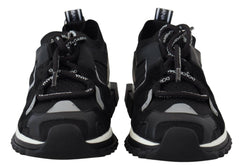 Dolce & Gabbana Black Mesh Sorrento Trekking Sneakers Shoes -   -  Dolce & Gabbana.