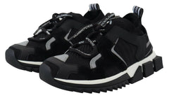 Dolce & Gabbana Black Mesh Sorrento Trekking Sneakers Shoes -   -  Dolce & Gabbana.